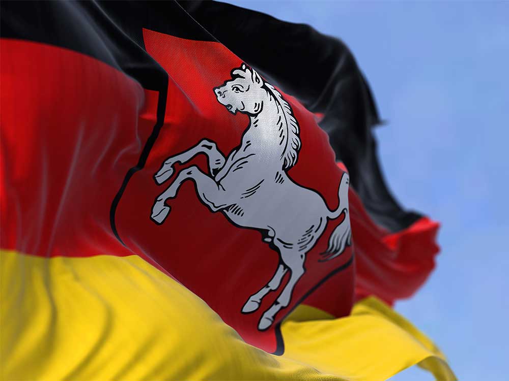 Flagge Niedersachsen